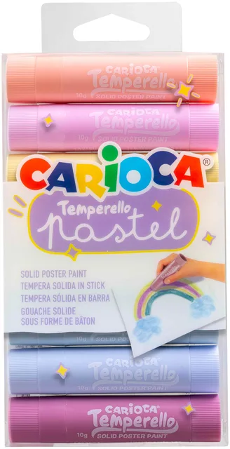 Verfstift Carioca Temperello set à 8 pastelkleuren van Carioca – productfoto
