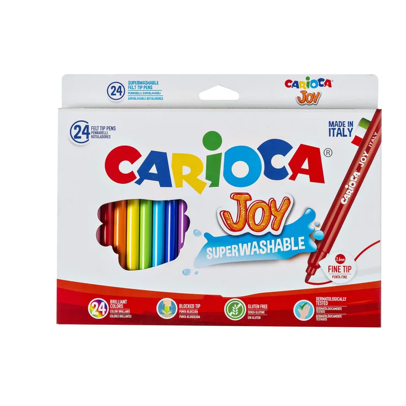 Viltstift carioca joy assorti 24st | 24 stuks van Carioca – productfoto