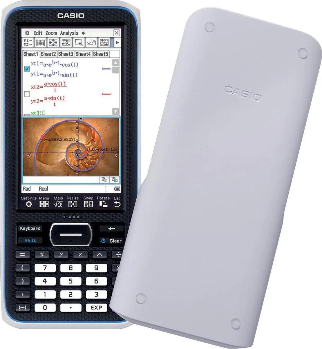 ClassPad FX-CP400 - Grafische rekenmachine - Touchscreen von Casio in Schwarz – Produktfoto