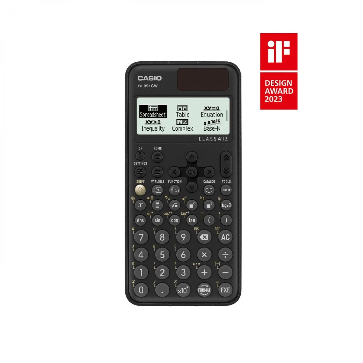 FX-991CW - Wetenschappelijke rekenmachine de Casio en Noir – photo produit