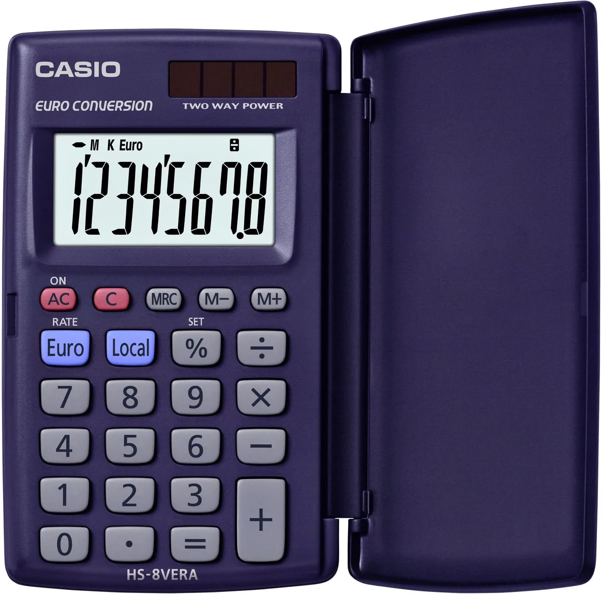 Hs8Ver - Rekenmachine de Casio en Bleu – photo produit