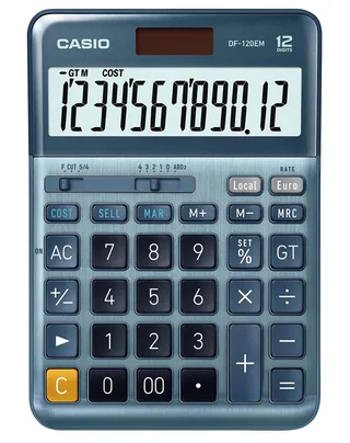 Rekenmachine Casio DF-120EM de Casio – photo produit 1 sur 2