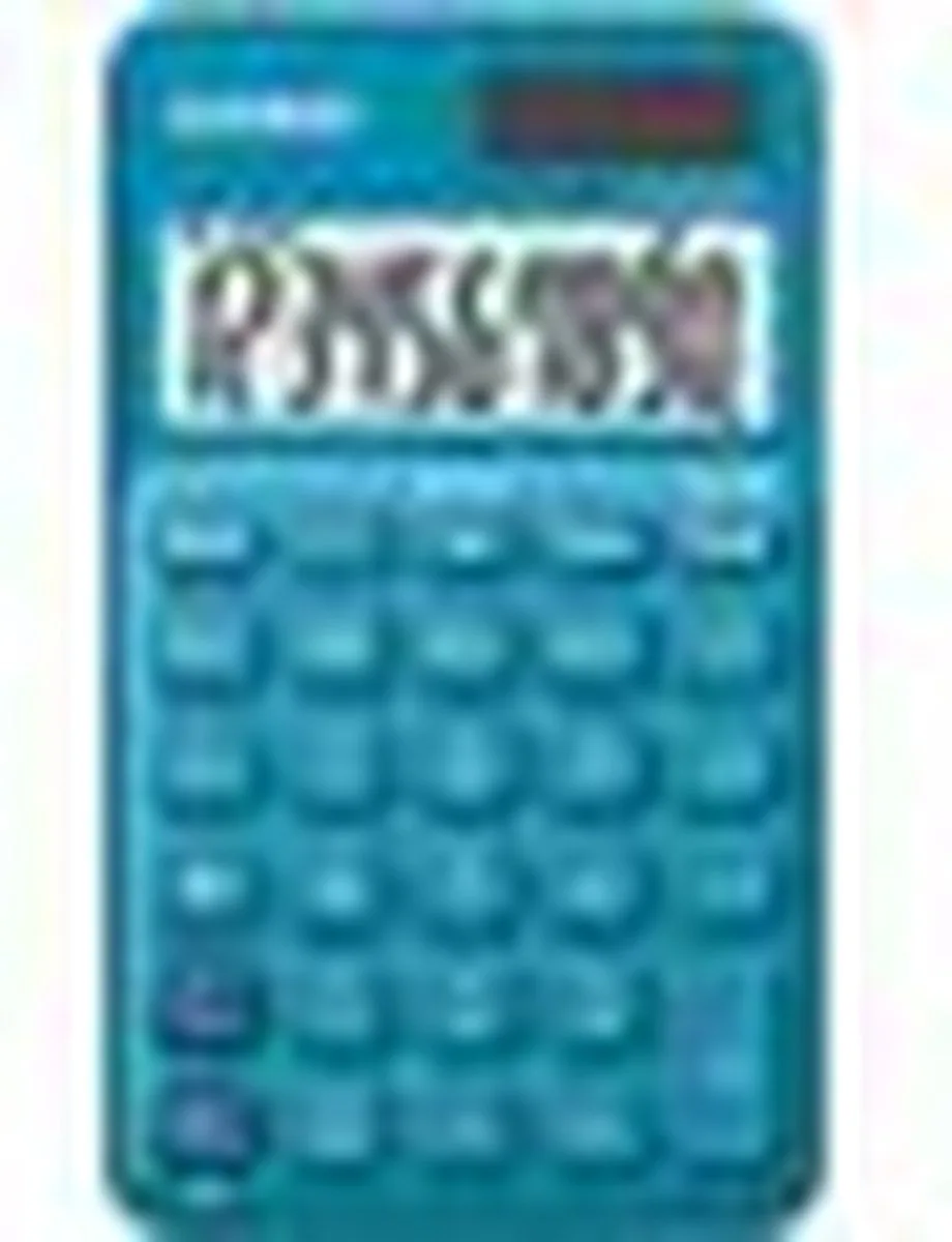 SL-310UC-BU - Zakrekenmachine - 10-cijferig display - Zonne- en batterijvoeding by Casio in Blue – product photo
