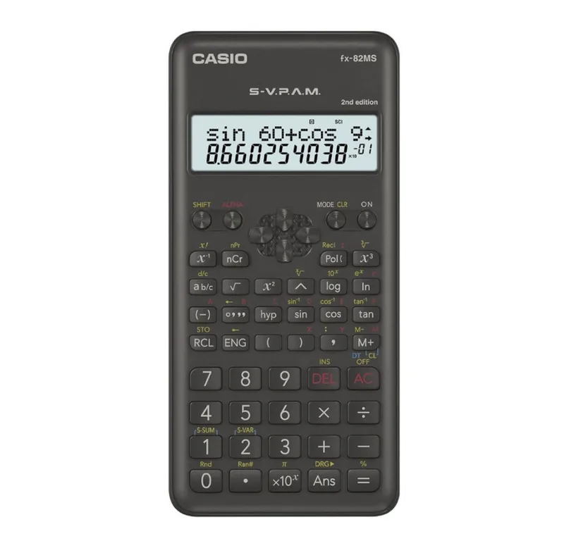 Taschenrechner Casio fx-82MS 2nd edition van Casio – productfoto