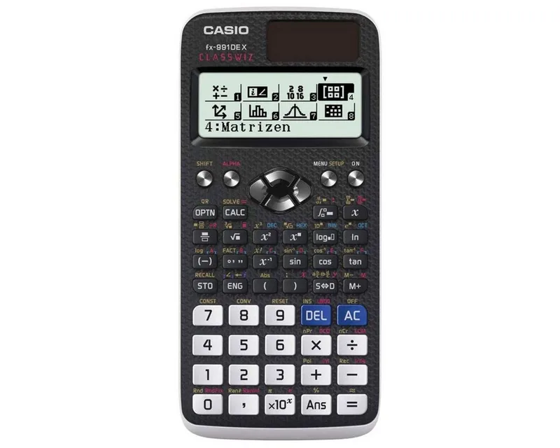 Taschenrechner fx-991DE X ClassWiz - technisch-wissenschaftlicher Taschenrechner by Casio in Black – product photo