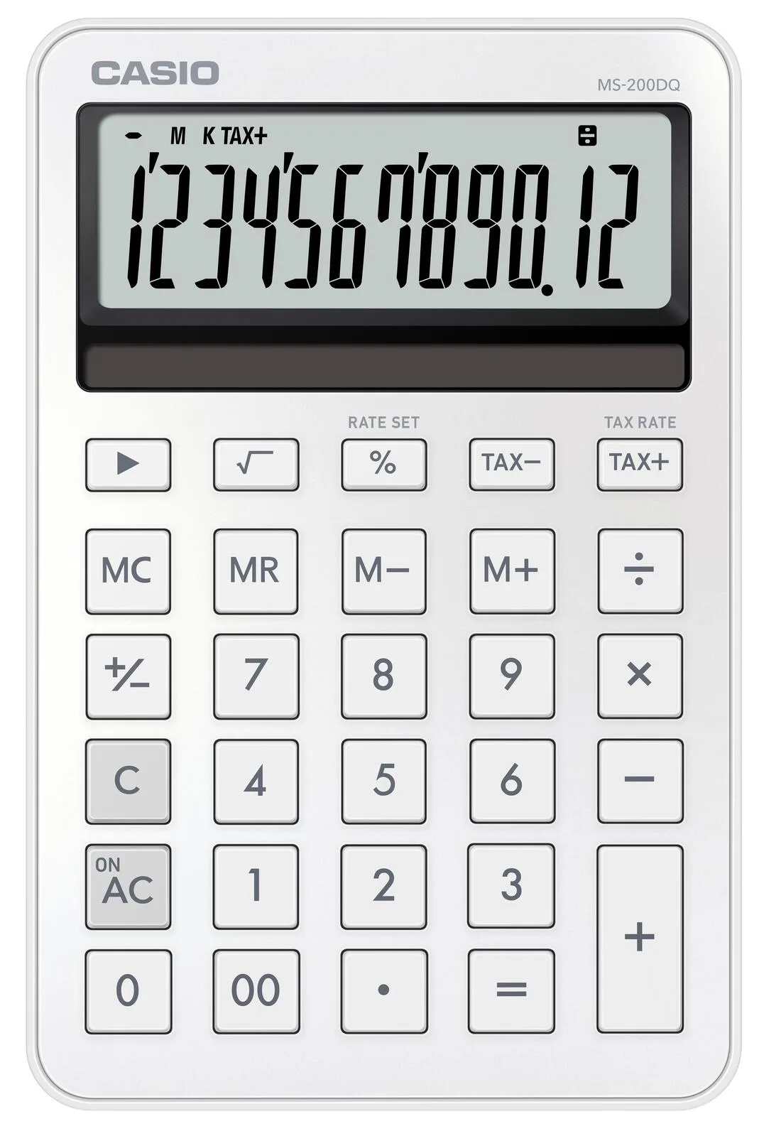 Taschenrechner MS-200DQ-WE von Casio – Produktfoto
