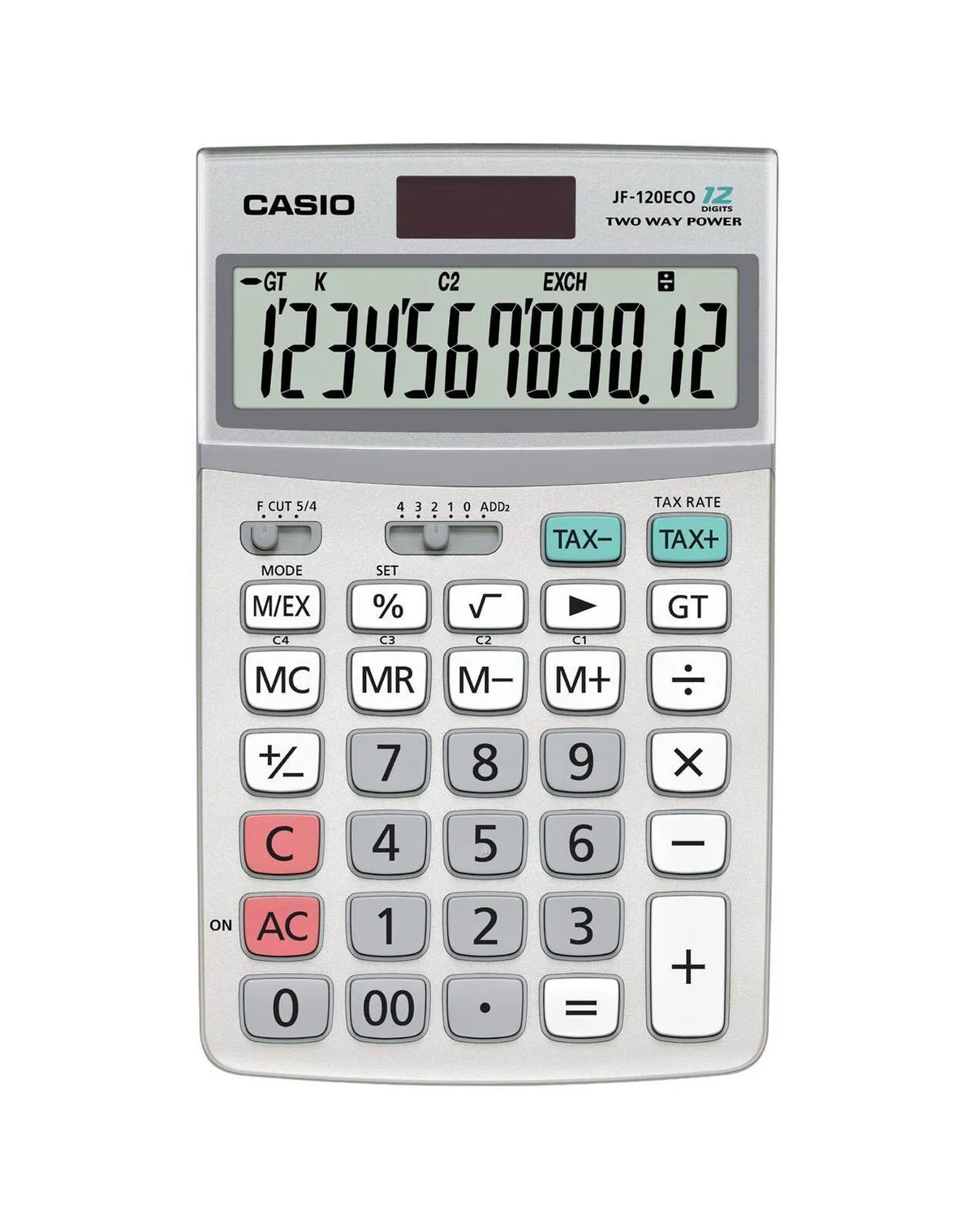 Tischrechner JF-120ECO silber från Casio – produktbild
