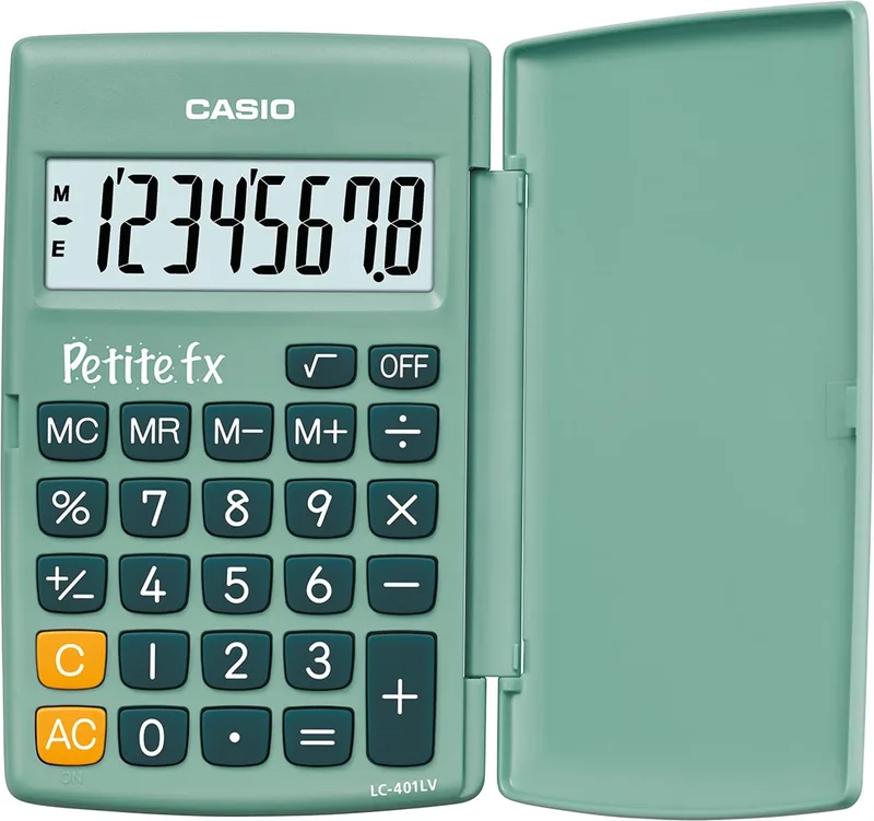 zakrekenmachine Petite FX, groen by Casio – product photo