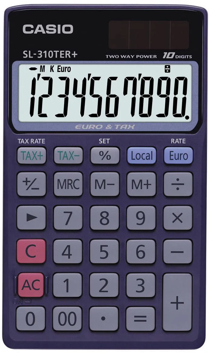 zakrekenmachine SL-310TER+ de Casio – photo produit