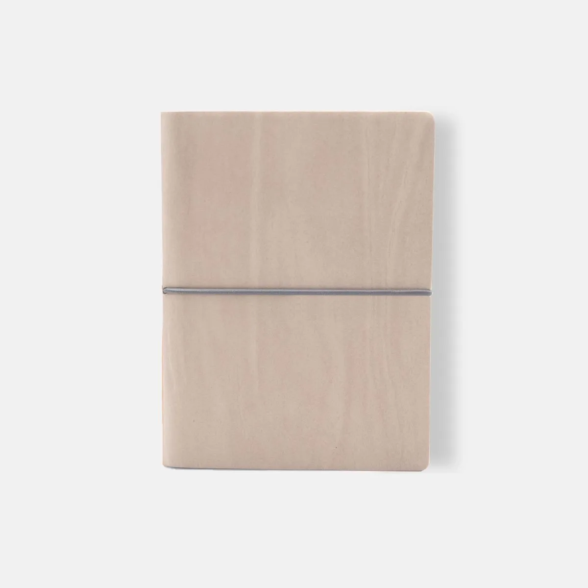 Deluxe Notitieboek – A5 – Softcover – Gelinieerd – met doorlopende Agenda – Made in Florence, Italy van Ciak in Zacht terra – productfoto