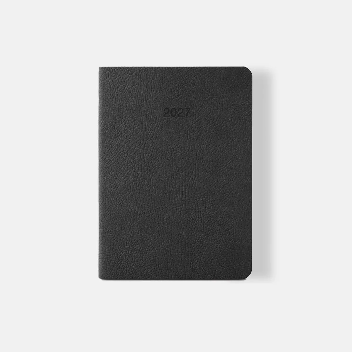 MATE Agenda 2027 Deluxe - Dag op 1 pagina - A5 formaat - zaterdag en zondag ook hele pagina - Made in Florence - nero de Ciak en Noir – photo produit