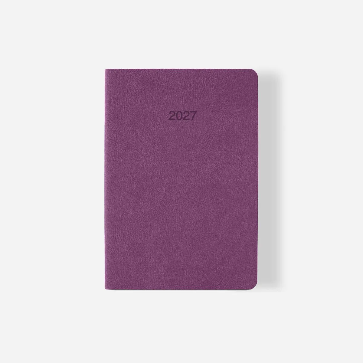 MATE Agenda 2027 Deluxe - Week op 2 pagina's - verticaal - A5 formaat - Soft-touch flexible cover - Made in Florence van Ciak in Lilac – productfoto