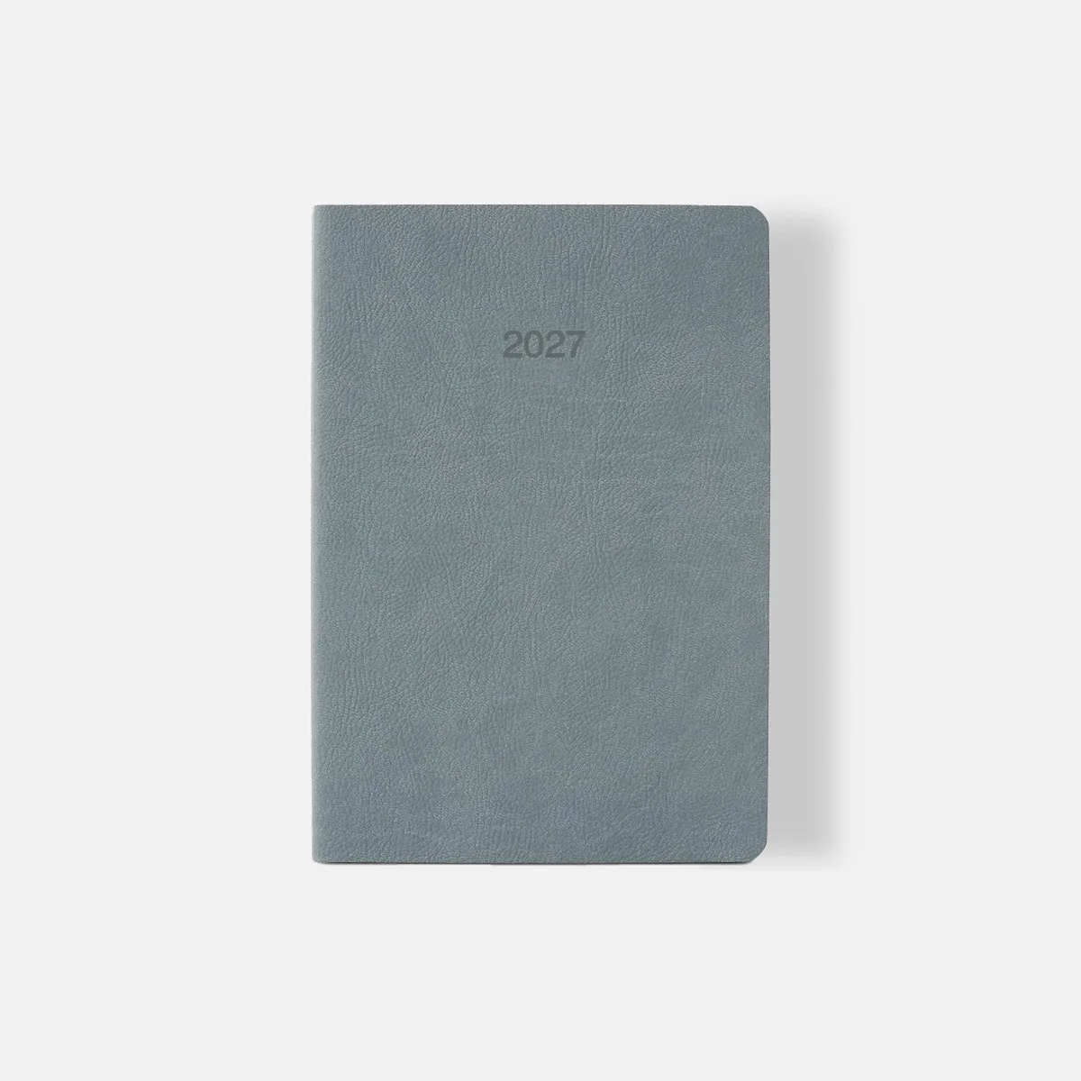 MATE Agenda 2027 Deluxe - Week op 2 pagina's - verticaal - A5 formaat - Soft-touch flexible cover - Made in Florence - licht blauw / azzurro de Ciak en Bleu clair – photo produit
