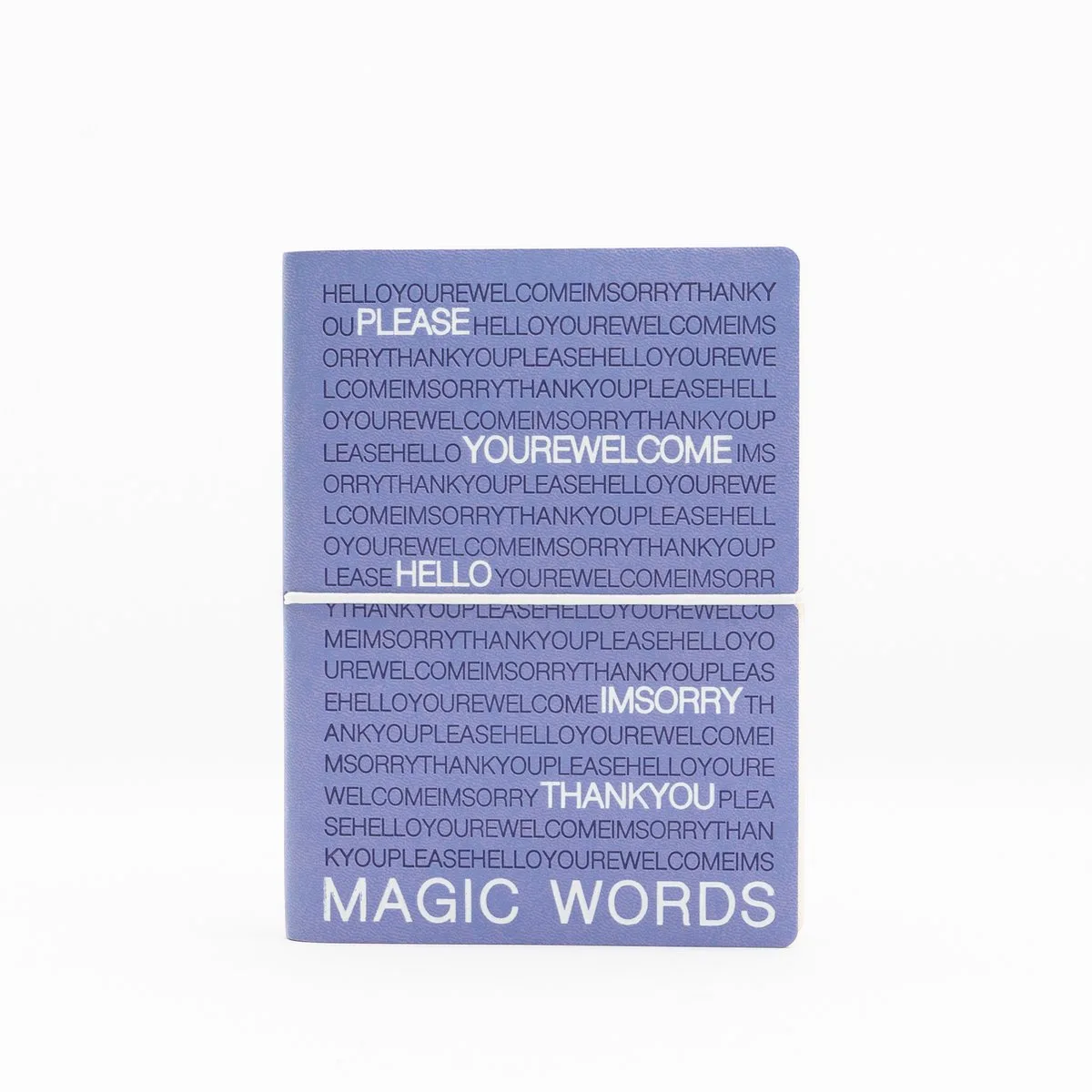 notitieboek MAGIC WORDS - 15x21cm - gelinieerd - 224blz. - vegan softcover - lilac de Ciak en Violet – photo produit