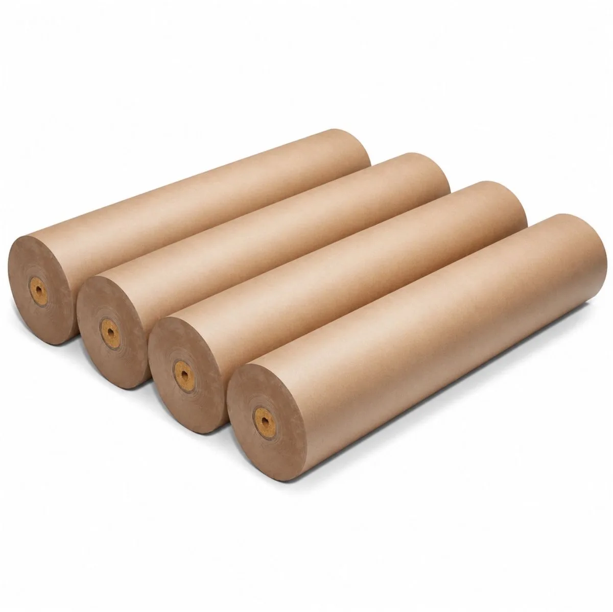 Brown Paper rol - Kraftpapier - Workshop papier - 1 x 50 meter - 4 stuks de Clairefontaine en Marron – photo produit
