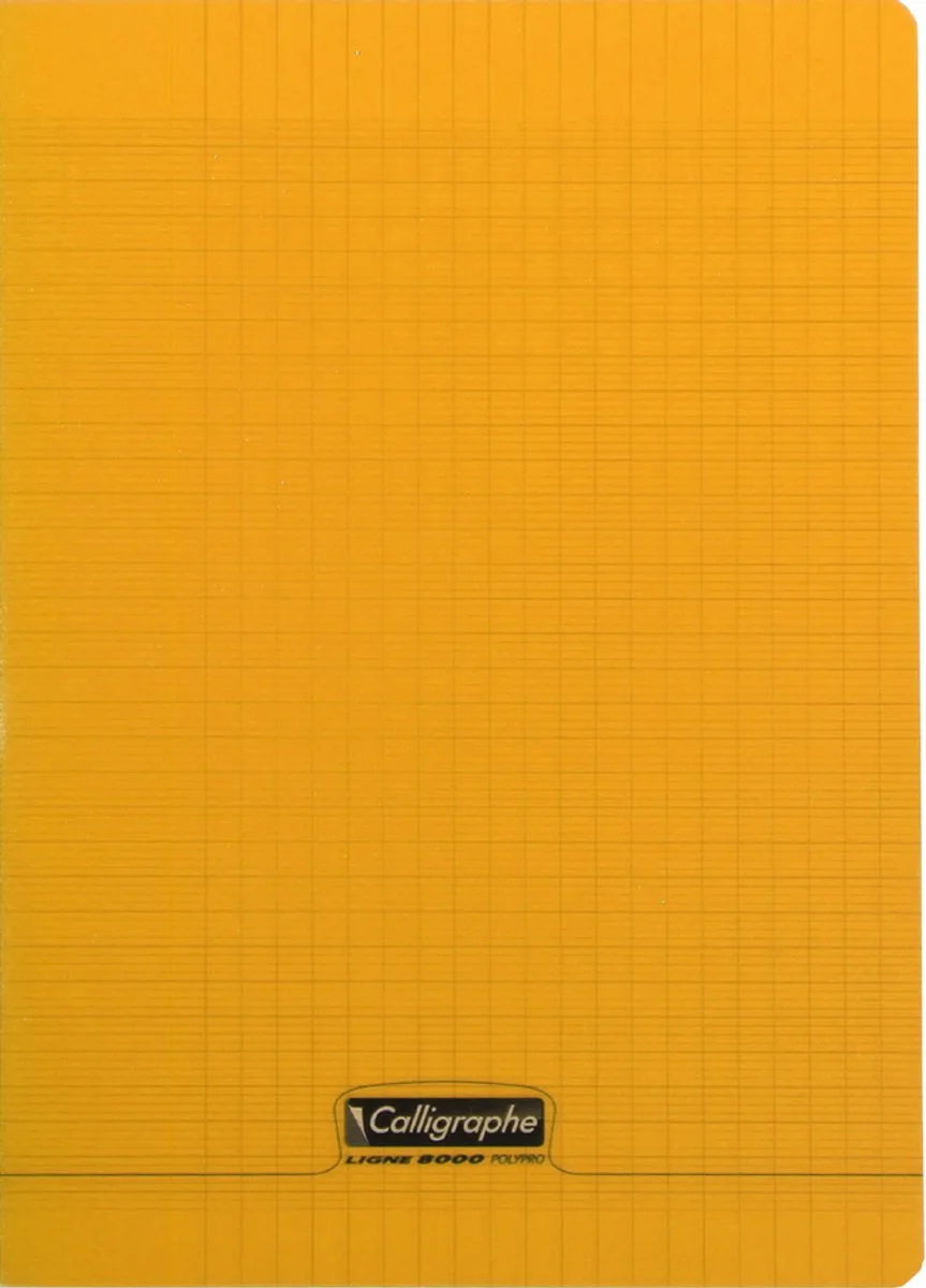 Calligrafie Schrift Geelkleurig 240 x 320 mm de Clairefontaine en Jaune – photo produit
