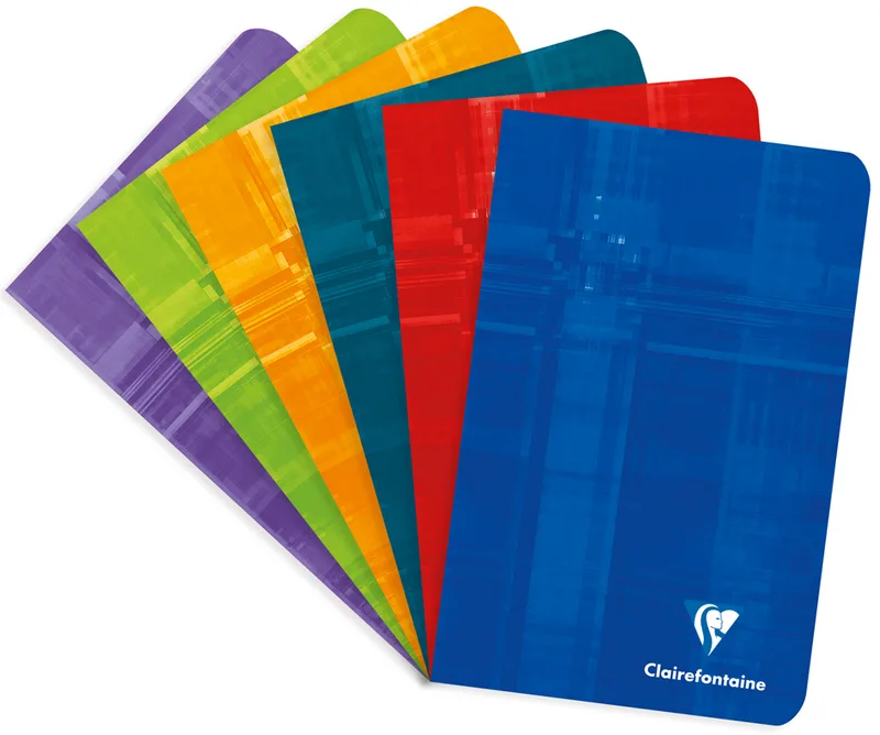 Carnet piqûre, 110 x 170 mm, ligné 7 mm fra Clairefontaine – produktbillede