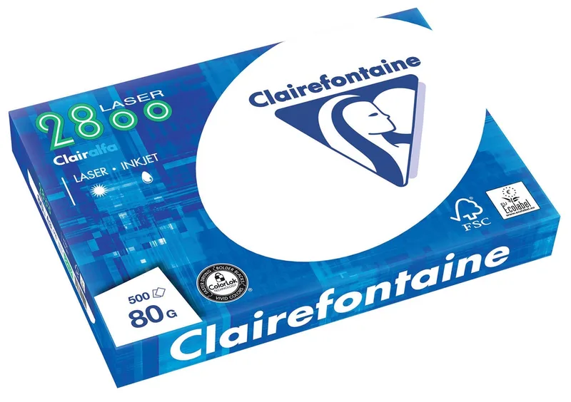 Clairalfa printpapier ft A3, 80 g, pak van 500 vel von Clairefontaine – Produktfoto