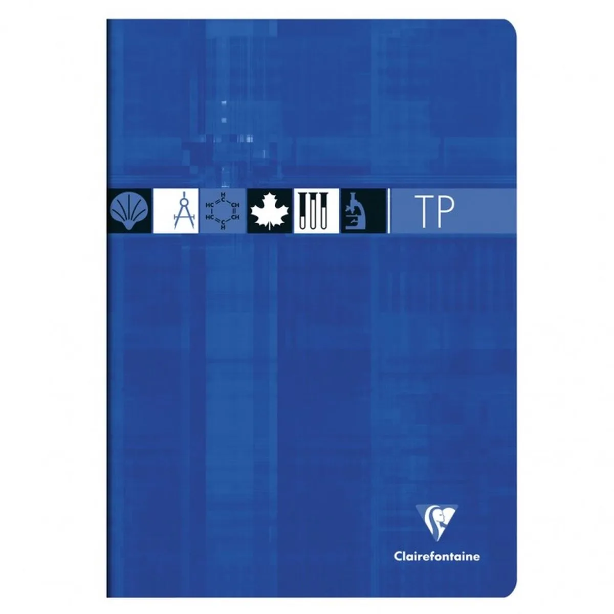 Clairefontaine 3167C schrijfblok & schrift A4 40 vel fra Clairefontaine i Blå – produktbillede