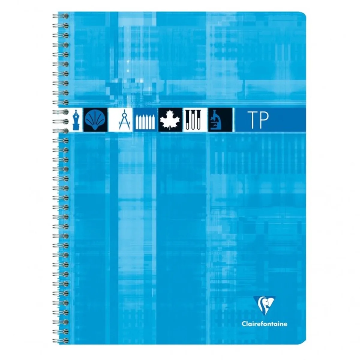 Clairefontaine 8007C schrijfblok & schrift 40 vel de Clairefontaine en Bleu – photo produit