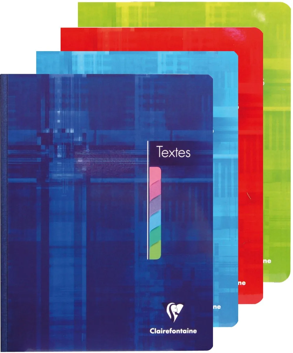 Clairefontaine 9626C schrijfblok & schrift 120 vel de Clairefontaine en Multicolore – photo produit