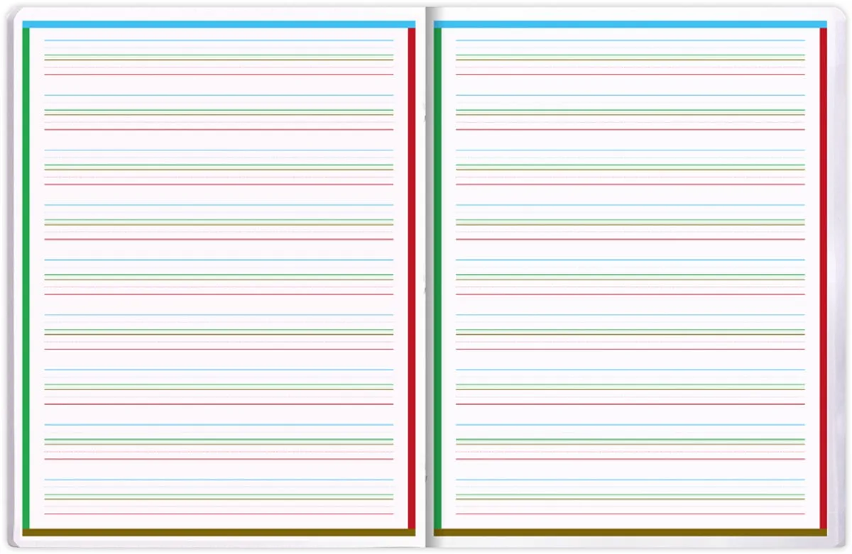 DYS schrift, geniet, 170 x 220 mm, 48 pagina's de Clairefontaine en Multicolore – photo produit