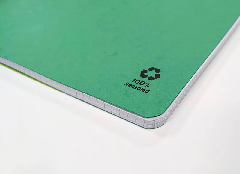 FOREVER spiraalschrift, gerecycleerd, A5, 90g, 120 blz, geruit 5 mm, geassorteerd by Clairefontaine – product photo