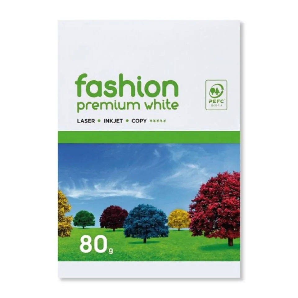 Kopierpapier Clairefontaine FASHION Kopierpapier, DIN A4, 80 g/m² fra Clairefontaine i Hvid – produktbillede