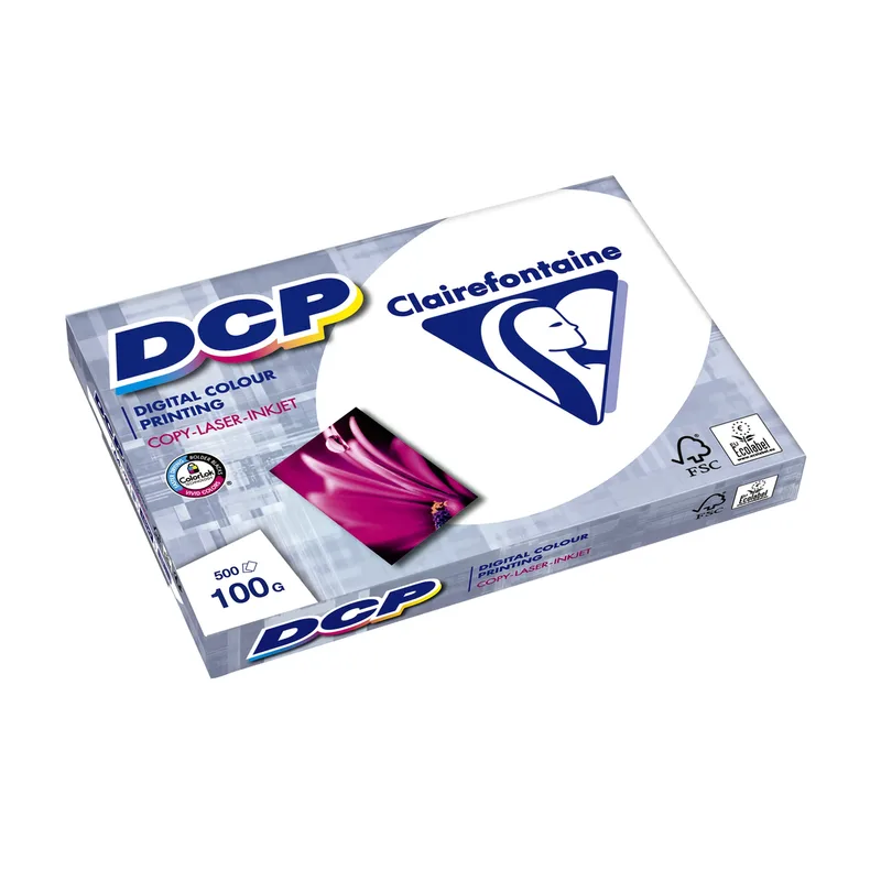 Laserpapier clairefontaine dcp a3 100gr wit | 4 stuks von Clairefontaine – Produktfoto
