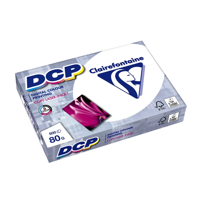 Laserpapier clairefontaine dcp a4 80gr wit | 5 stuks von Clairefontaine – Produktfoto