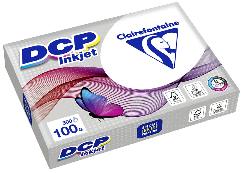 Multifunktionspapier DCP INKJET, A4, 160 g/qm från Clairefontaine – produktbild