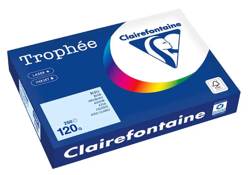 Multifunktionspapier Trophée, A3, hellgrün de Clairefontaine – photo produit