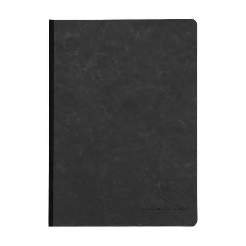 Nomaddict (Age Bag) carnet broché 14,8x21cm 192p ligné noir de Clairefontaine – photo produit