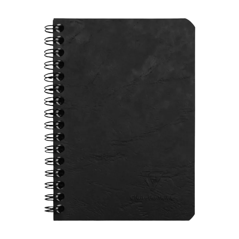 Nomaddict (Age Bag) carnet reliure intégrale 9x14cm 100p 5x5 noir von Clairefontaine – Produktfoto