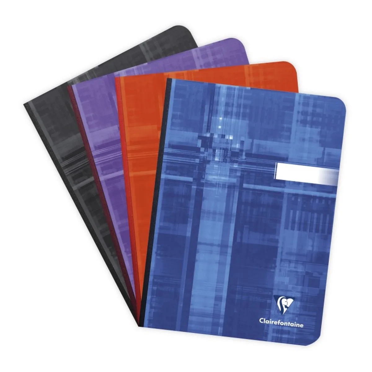 notitieboek geruit A5 96 blad geassorteerde kleuren van Clairefontaine in Assorted colours – productfoto