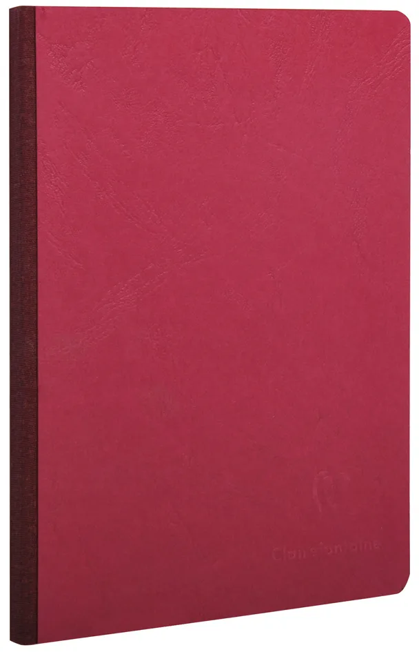 Notizbuch AGE BAG, DIN A5, blanko, rot de Clairefontaine – photo produit