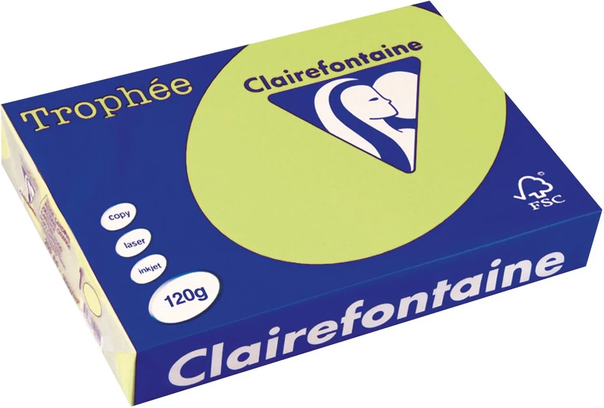 papier voor inkjetprinters Trophée A4 by Clairefontaine in Green – product photo