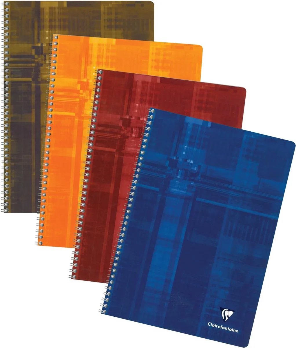schrift ft A4, 100 bladzijden, commercieel geruit, zonder kantlijn 10 stuks by Clairefontaine in White – product photo