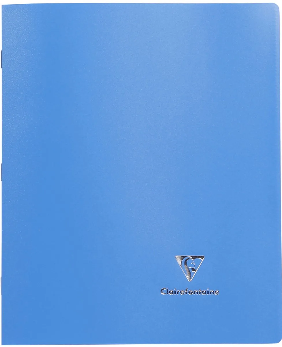 schrift met kunststofkaft, 240 x 320 mm, geruit by Clairefontaine in Yellow – product photo