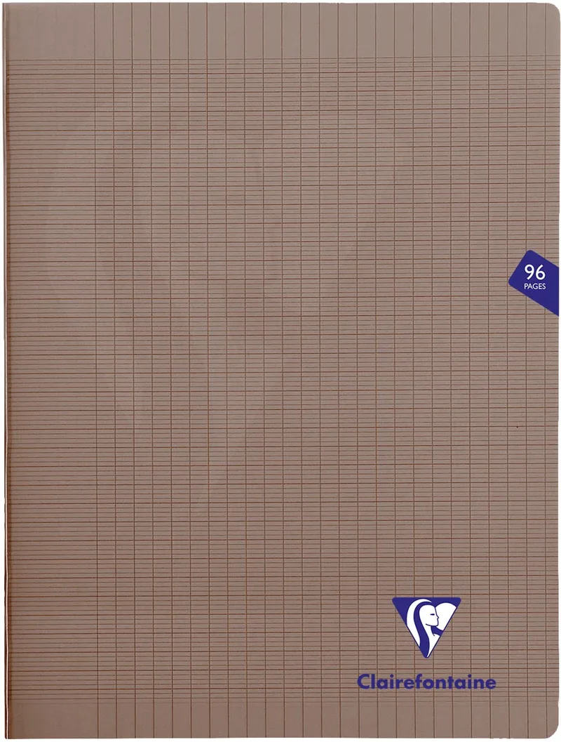 schrift Mimesys voor ft A4+, 96 bladzijden, kaft in PP, seyès, grijs by Clairefontaine – product photo