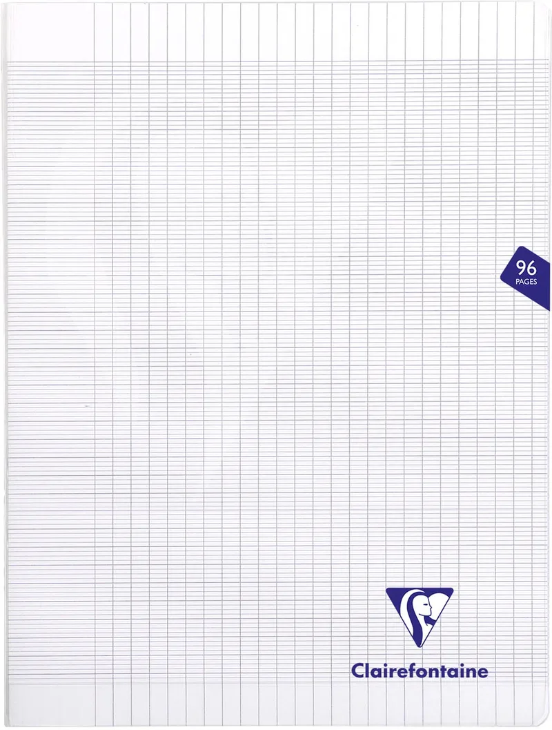 schrift Mimesys voor ft A4+, 96 bladzijden, kaft in PP, seyès, transparant by Clairefontaine – product photo