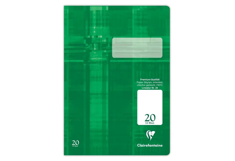 Schulheft Clairefontaine Heft A4 Premium blanco 16Bl de Clairefontaine – photo produit