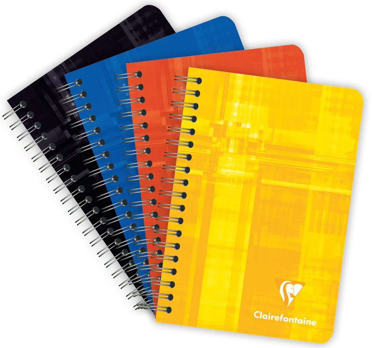 spiraalblok, 110 x 170 mm, blanco von Clairefontaine in Blau – Produktfoto