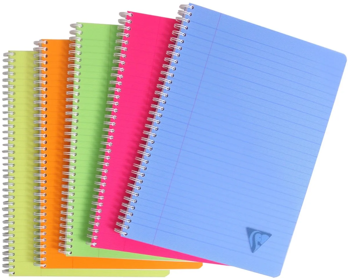 spiraalschrift LINICOLOR Fresh, geruit, 90 vel de Clairefontaine – photo produit