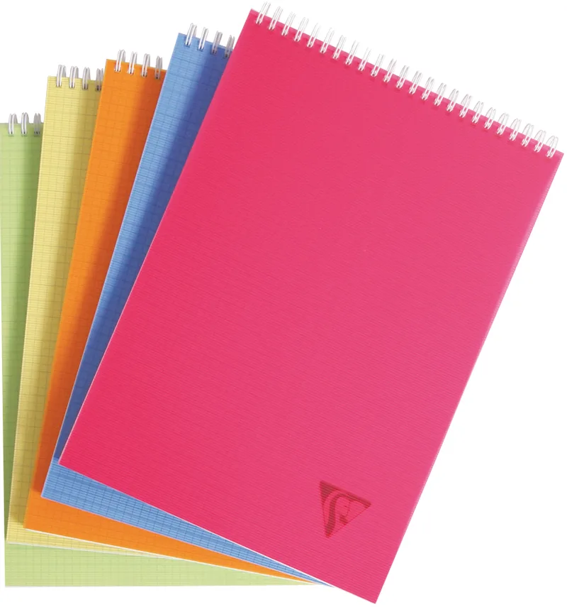 Spiral-Notizblock LINICOLOR, DIN A4, kariert by Clairefontaine – product photo