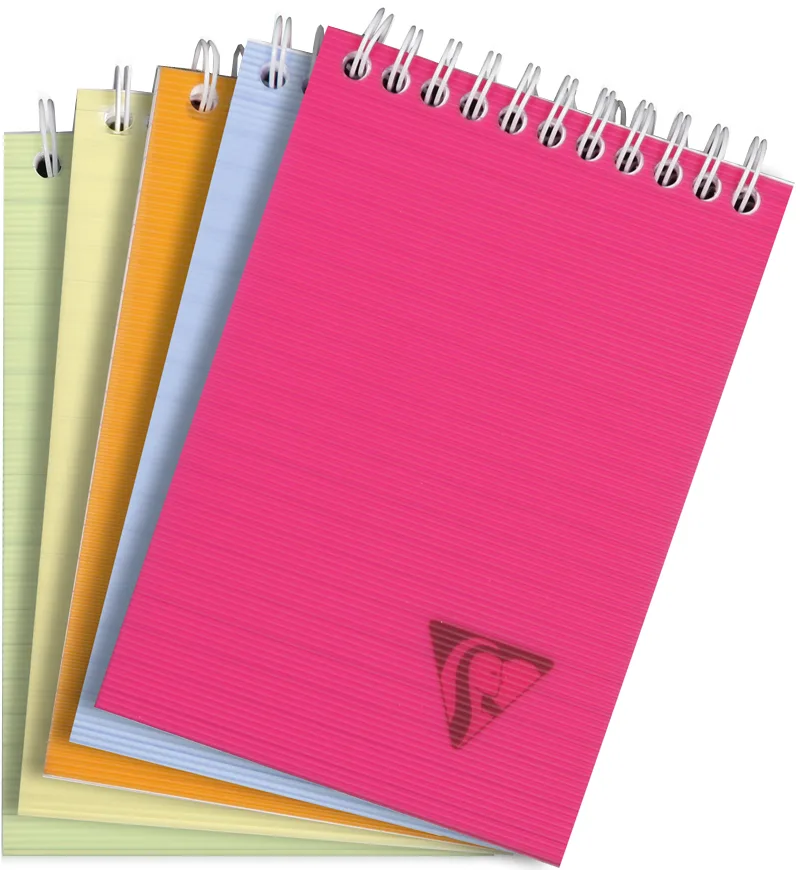 Spiral-Notizblock LINICOLOR, DIN A6, liniert by Clairefontaine – product photo