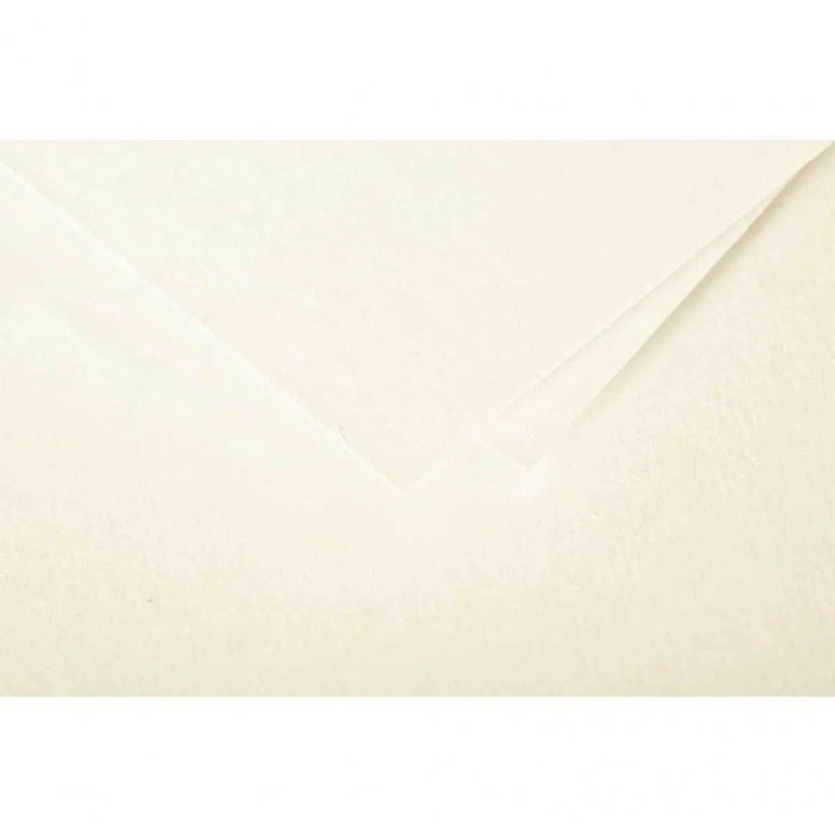 Stuifmeel van Clairefontaine enveloppe 90x140 mm, ivoorkleurig von Clairefontaine in Elfenbein – Produktfoto