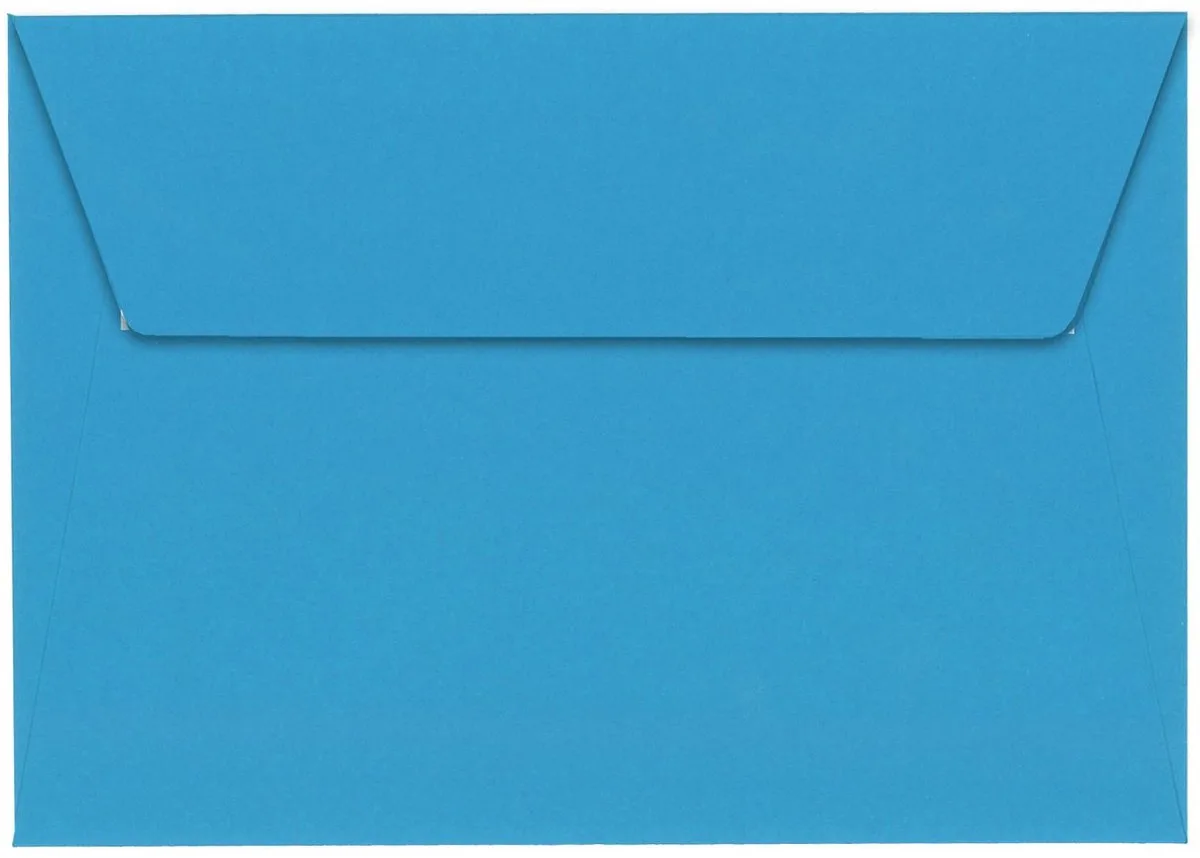 Stuifmeel van Clairefontaine enveloppe C6, caraïbisch de Clairefontaine en Bleu – photo produit
