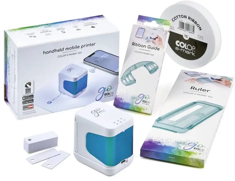 Colop 165443 Labelmaker by Colop in White, Blue – product photo