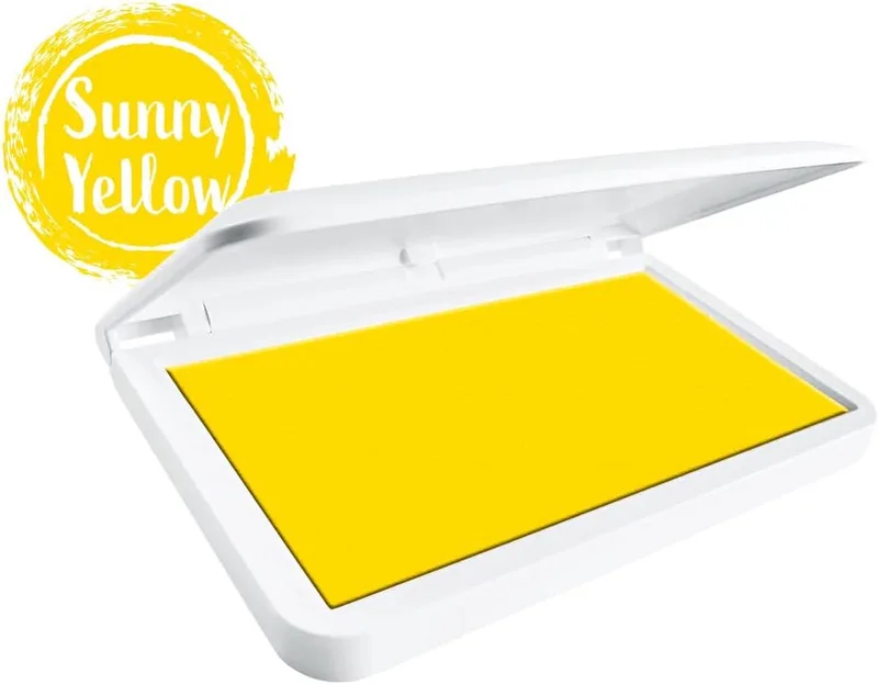 MAKE 1 Stempelkussen – Sunny – Geel – Geschikt voor DIY en Creatieve Stempels van Colop in Geel – productfoto